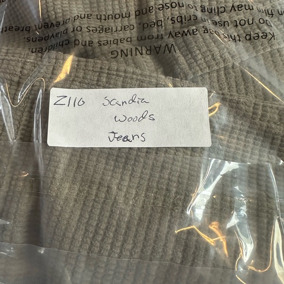 Vintage SCANDIA WOODS Womens Pants 36 Medium Tan Corduroy Straight Leg Cotton - Picture 9 of 9